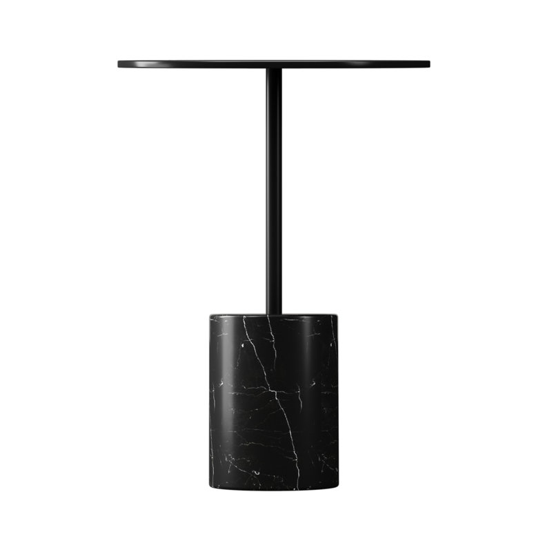 Table d'appoint Modholic Poke, noir, Noir, Noir
