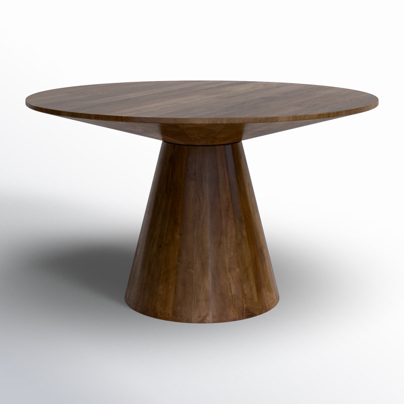 Carrera 52" Wide Mango Dining Table, Medium Brown