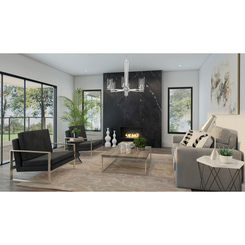 Lustree classique/traditionnel 6 lumières ombrée Dorcia
