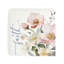  Ensemble de quatre sous-verres pastel doux assortis | Merveilleux cadeau | Sentiment inspirant