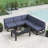 6 - Piece Outdoor Modular Sectional Set with Coffee Table-2140843250