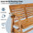 Outdoor High Back Glider Chair Set