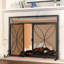 Fireplace Screen with Magnetic Doors