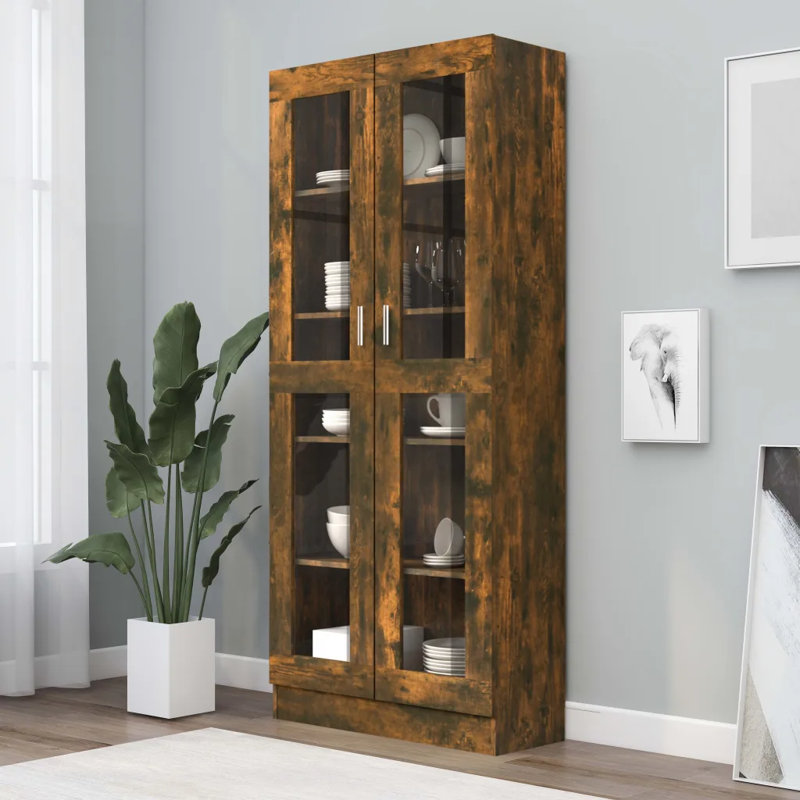 Rahn Display Cabinet, Dark Brown