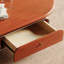 Table basse moderne simple ovale en acier inoxydable-107120590