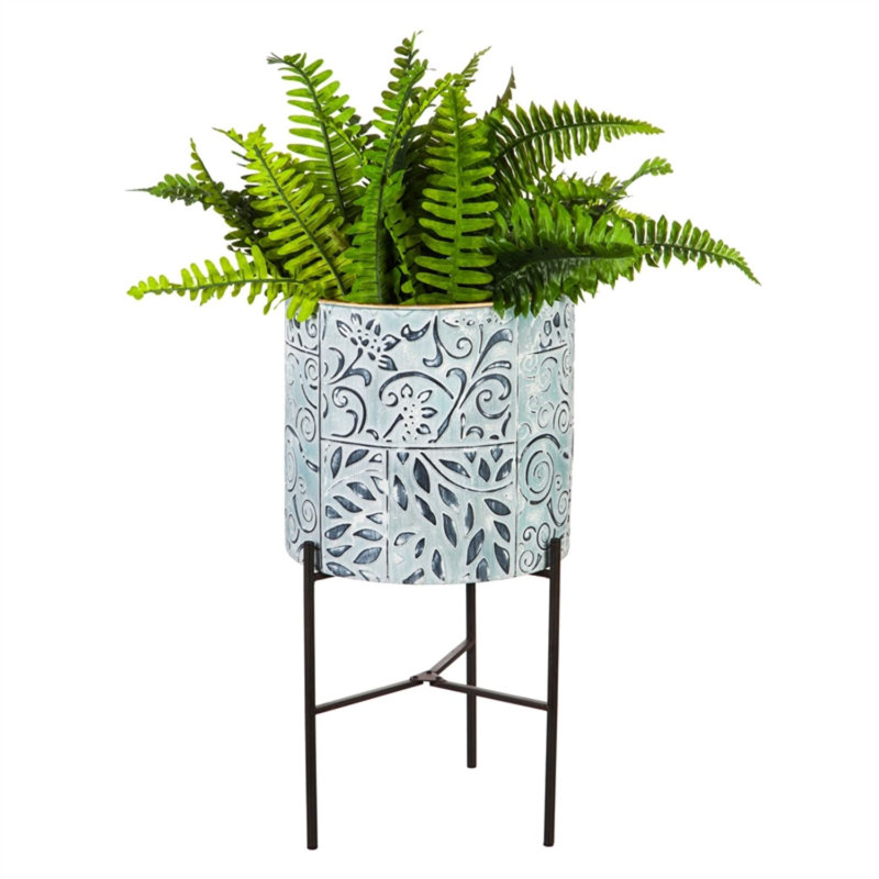Ensemble de pots de fleurs en métal 3 pièces
