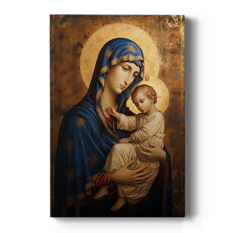 Série Religious CI - Toile tendue avec châssis Premium - Prêt à être accroché, H 18 po x l 12 po