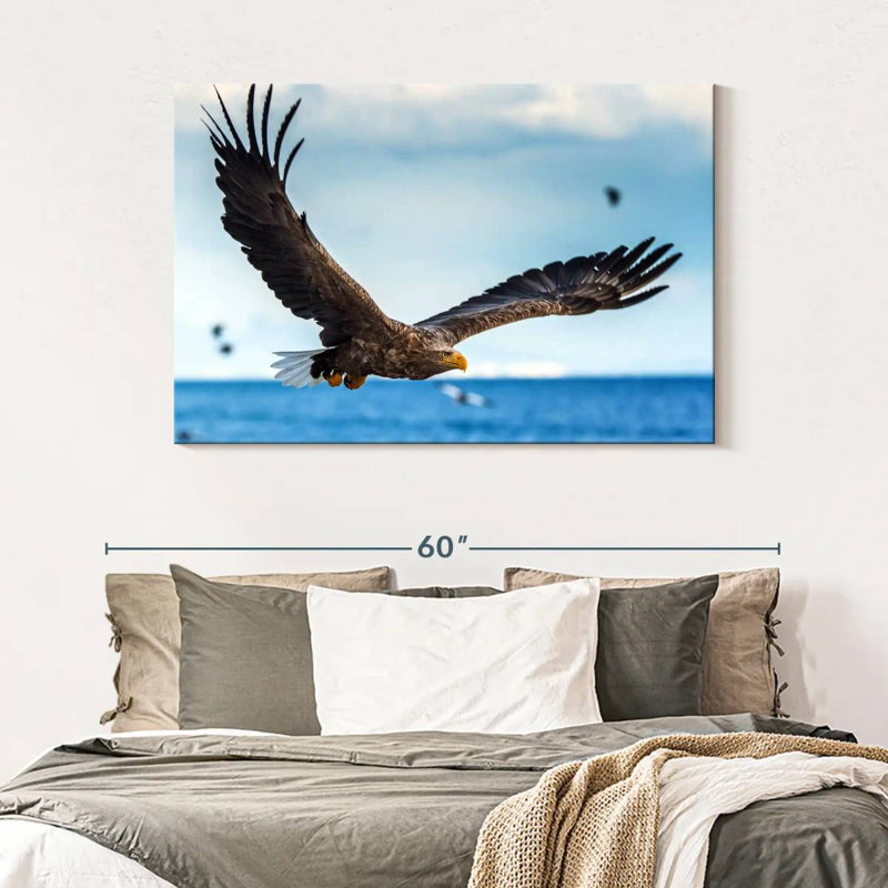 Eagle In Flight, 32" H x 48" W