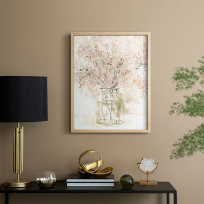 «Delicate Arrangement II», reproduction encadrée - bois massif