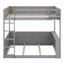 Wooden Bunk Bed With Built-In Shelves,Storage Box,LED Light And USB Charging Station-1787874457