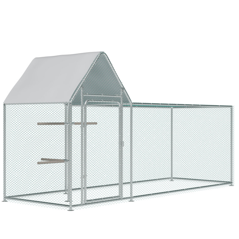 Cage à poules en métal