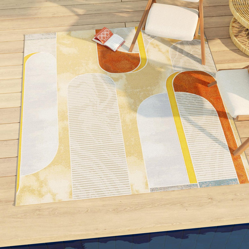 Keazia Indoor/Outdoor Area Rug, Square 10'