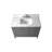 Laval 42" Single Sink Freestanding Bathroom Vanity with Engineered Marble Top-105245175-105245166