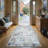 GLN Rugs Contemporary Collection - Machine Washable Modern Area Rug, Contemporary Washable Rug, Non Slip Area Rug, Abstract Living Room Rug, Bedroom Rug, Bathroom Rug (Gray Rug)-1322217210