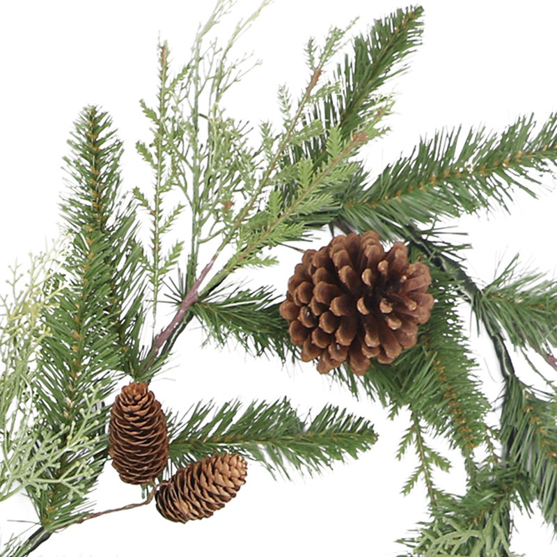 110'' in. Faux Cypress Garland