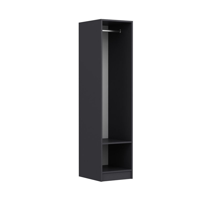 Elina Manufactured Wood Wardrobe, 190cm H x 90cm W x 52cm D