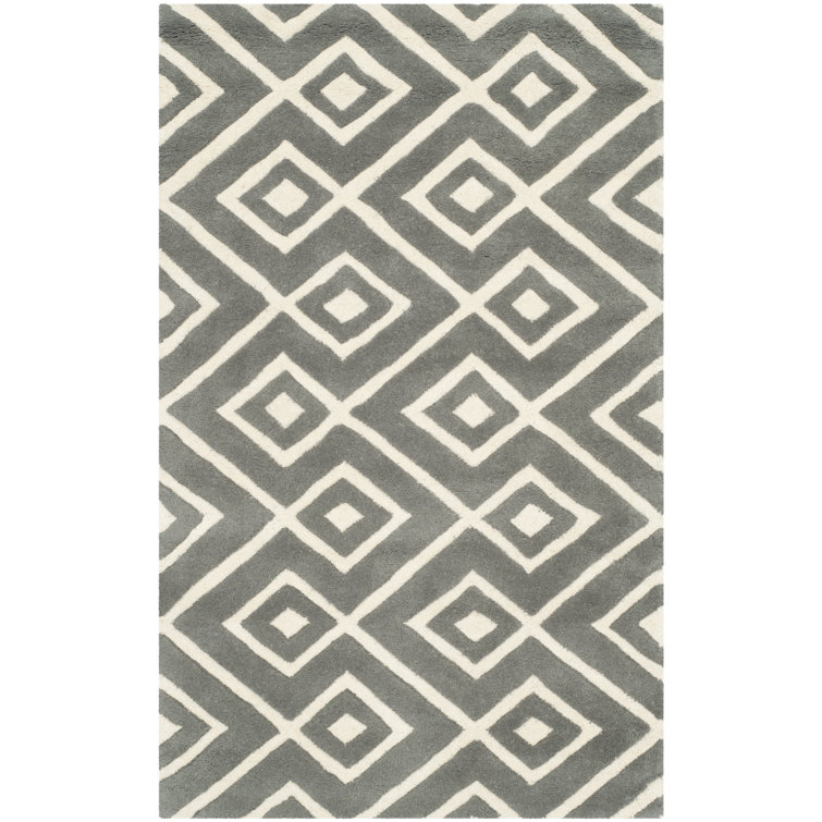 Huntersville Geometric Wool Hand Woven Area Rug