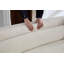 Canapé modulaire incurvé de luxe de 132 po, canapé confortable de style minimaliste pour appartement de salon, méridienne modulaire en L, beige clair, W2664S00116