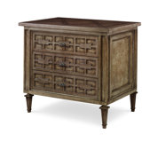 Casa Bella 3 - Drawer Solid Wood Nightstand