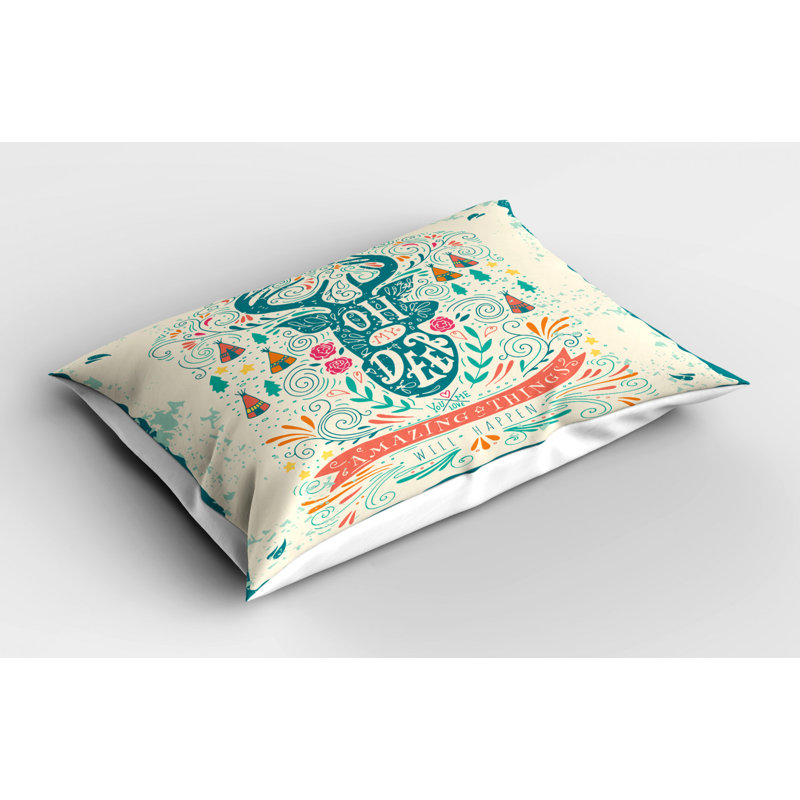 Deer Polyester Sham Set, Twin