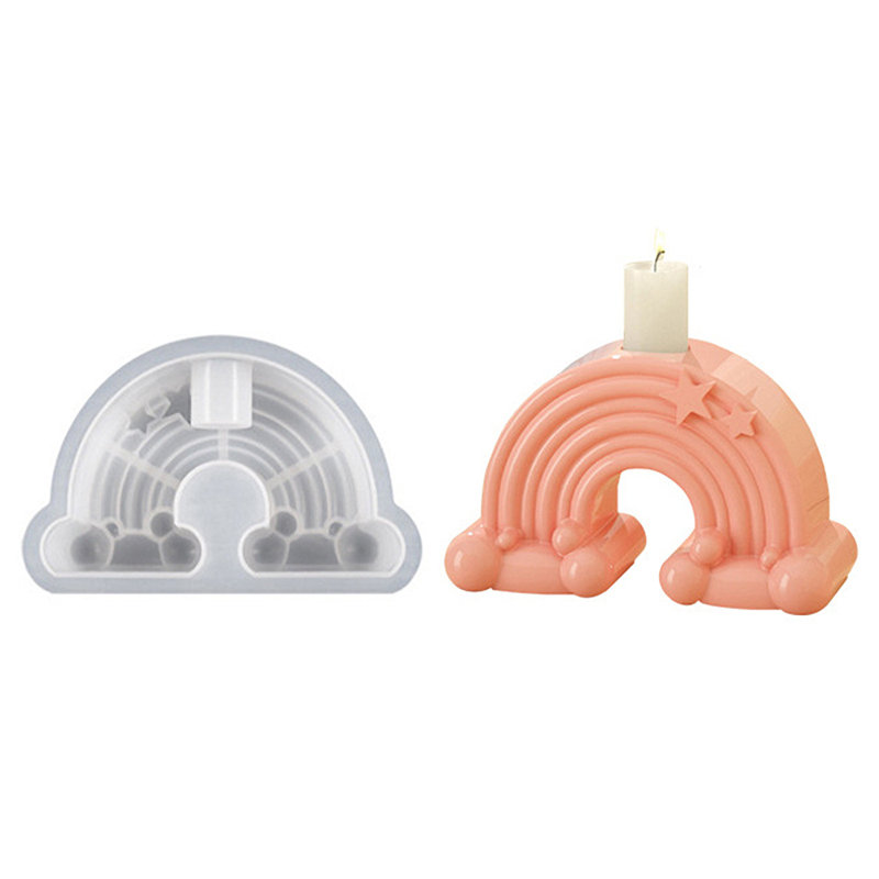Moule à bougie, bougie chauffe-plat, moule, moule à bougie en résine, porte-bougie bricolage, C