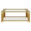 Table basse moderne, table rectangulaire avec tablette inférieure-772842108-772842110