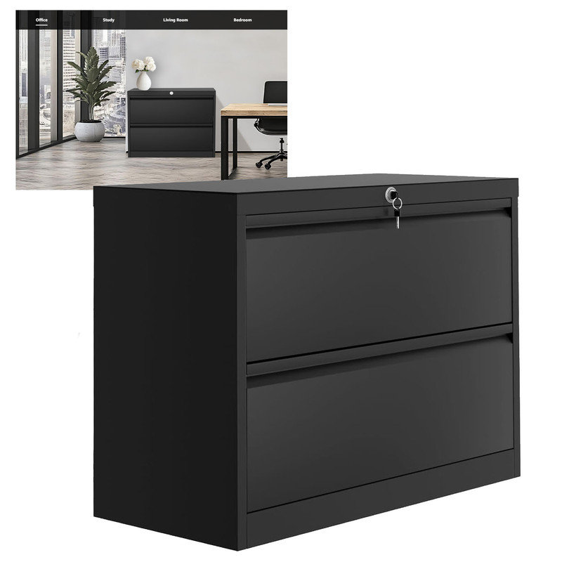 39.9cm Wide 2 -Drawer File Cabinet