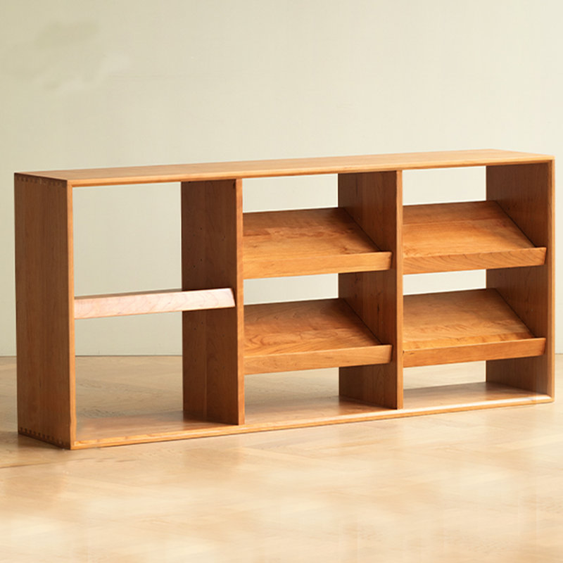 All Solid Wood Lattice Bookcase