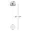 Luminaire suspendu simple à 1 lumière Alicano-1762847244