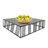 12 X 12 X 3.3" Multi-Purpose Display Riser For Food And Home
