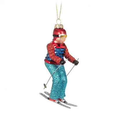 Downhill Skier Ornament
