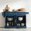 Îlot de cuisine de style nordique, armoire de rangement de cuisine, chariot de cuisine sur roulettes