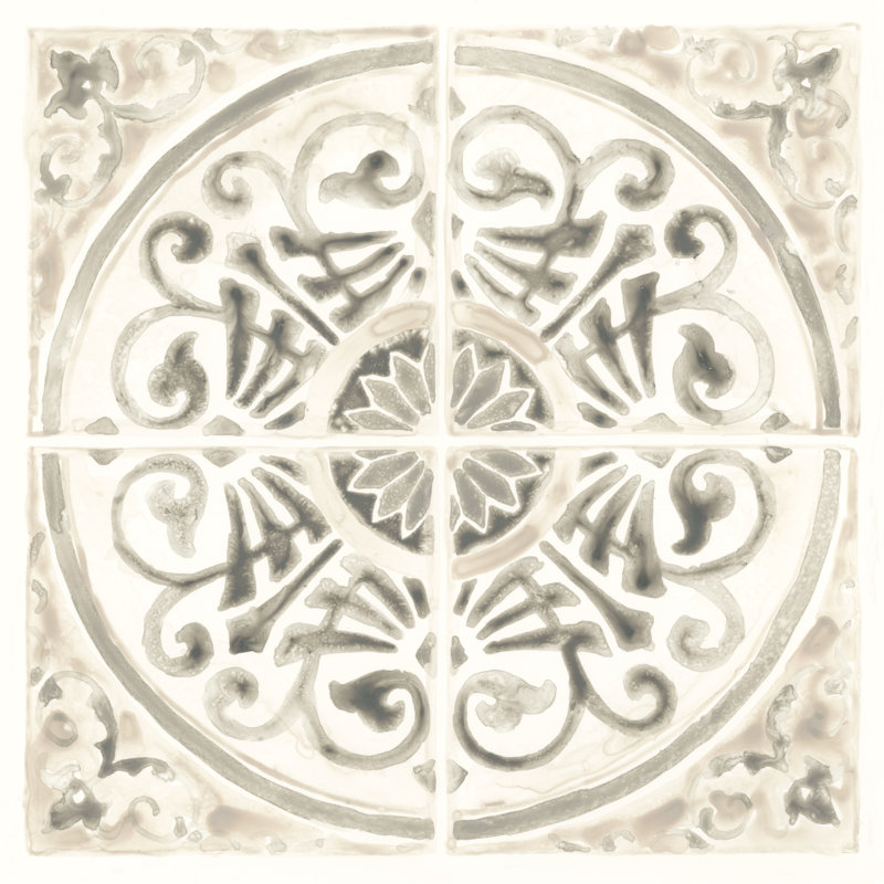Motif monochrome II, H 20 po x l 20 po