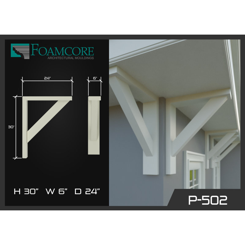 Support de 30 po x 6 po