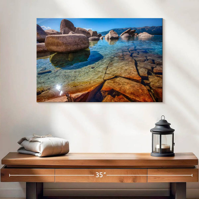 Pierres d'Alvord Lake Tahoe, H 16 po x l 24 po