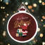 Xmas This Home Believes Santa Wooden Bauble Plaque