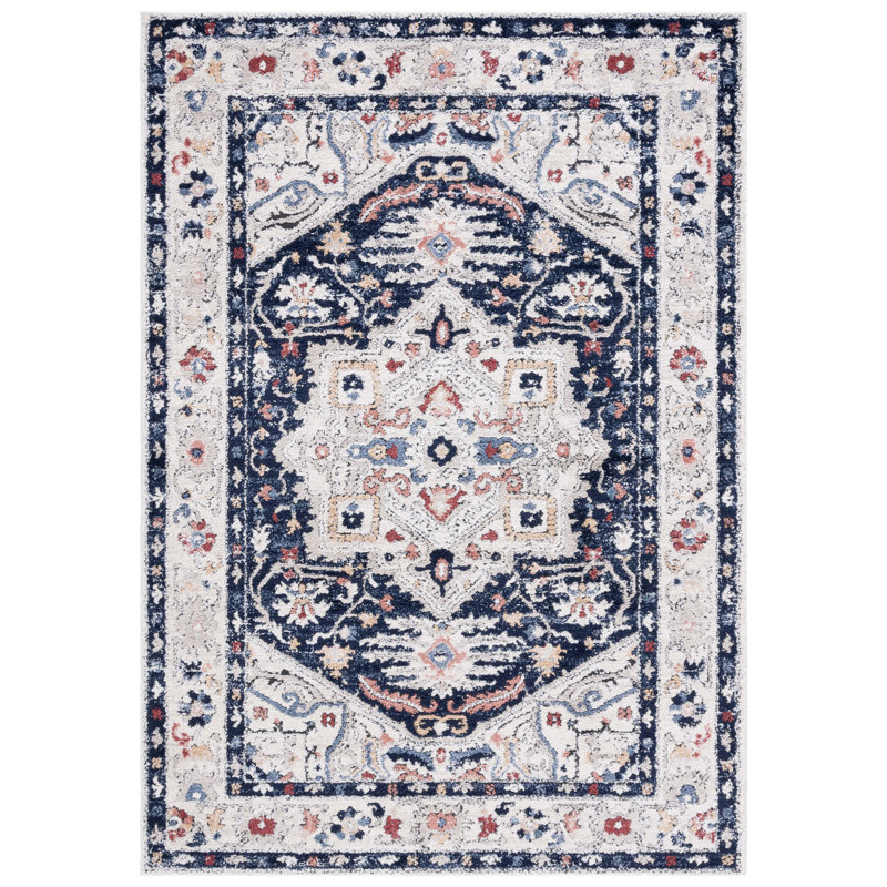 Luna Performance Oriental Rug, Rectangle 5'2" x 7'