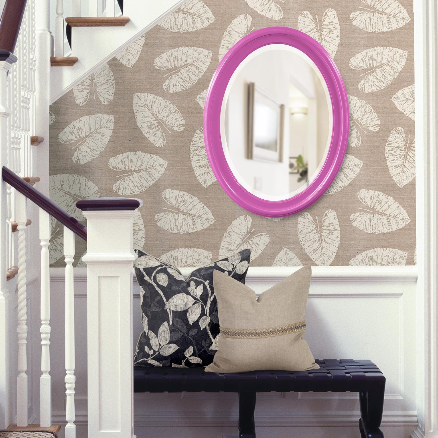 Borna 25" Mirror, Hot Pink