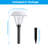 Low Voltage Integrated LED Metal Landscape Spotlights Colour Temperature Selectable