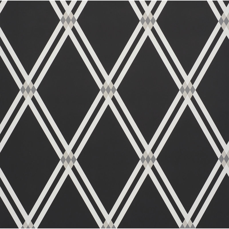 Schumacher x David Oliver Asolo Wallpaper, Charcoal