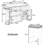 Farmhouse Kitchen Island Set With Drop Leaf And 2 Seatings,Dining Table Set With Storage Cabinet, Drawers And Towel Rack-971103845