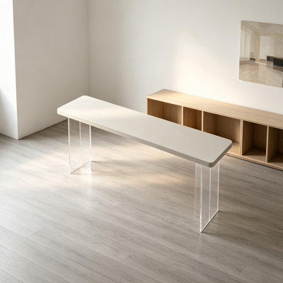 Bureau moderne et créatif en pin et acrylique