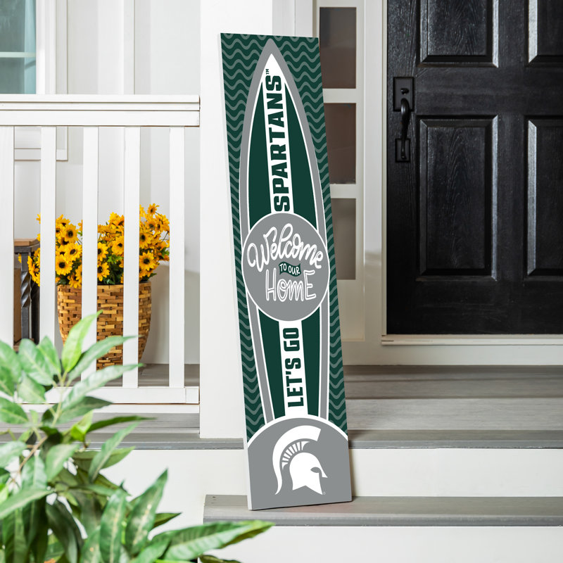 Décoration murale en panneau de fibres à densité moyenne Latayvia, NCAA Michigan State