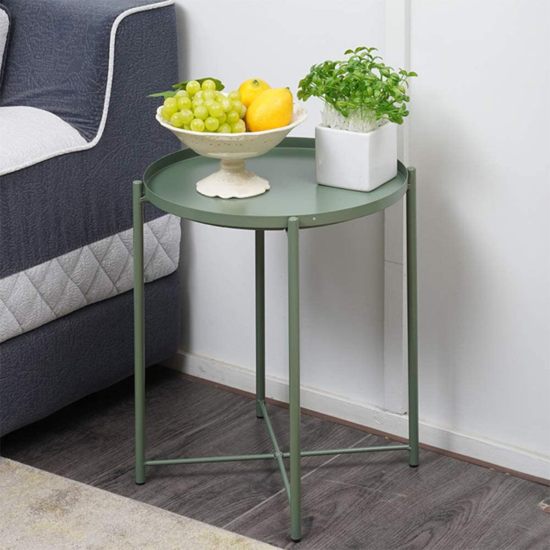 Table de bout Otwell, Vert foncé, Vert foncé