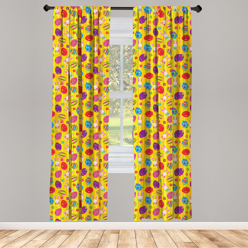 Semi-Sheer Rod Pocket Sliding Panel, 28" x 84"