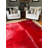 Cushing Dyed Red Cowhide Area Rug