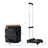 Ebern Designs Picnic Tote Bag Cooler with wheels in Black