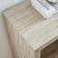 Console en faux travertin Mirella