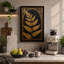 Golden Fern Study Botanical - Wrapped Canvas-968116617-968116619