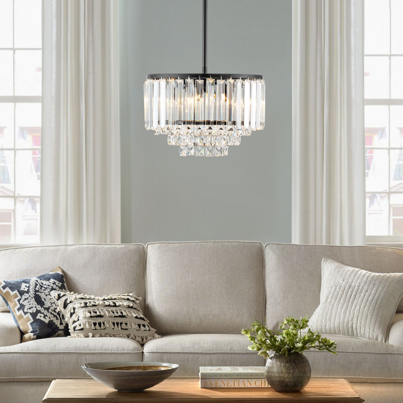 Amiriya Dimmable Tiered Chandelier, 3 Lights
